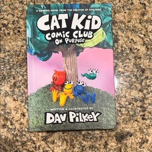 Like New Cat Kid Comic Club: On Purpose by - Multicolor Graphic Novel